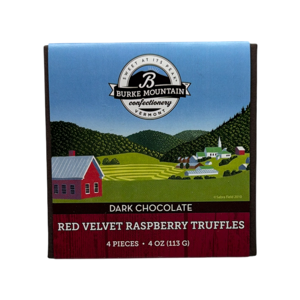 Dark Chocolate Red Velvet Raspberry Truffles