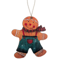 Cozy Country Gingerbread in Overalls