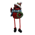 Cardinal Shelfsitters with Dangle Legs - Wreath