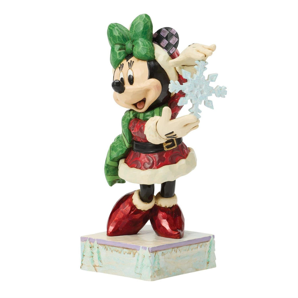 Minnie with Snowflake Figurine – Disney Traditions