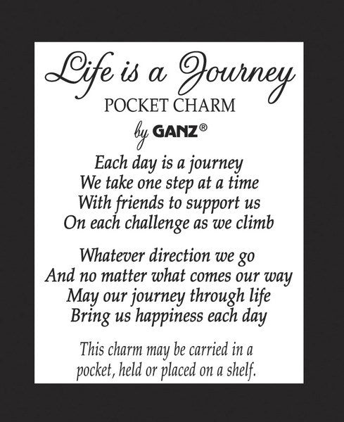 Life is a Journey Pocket Charm