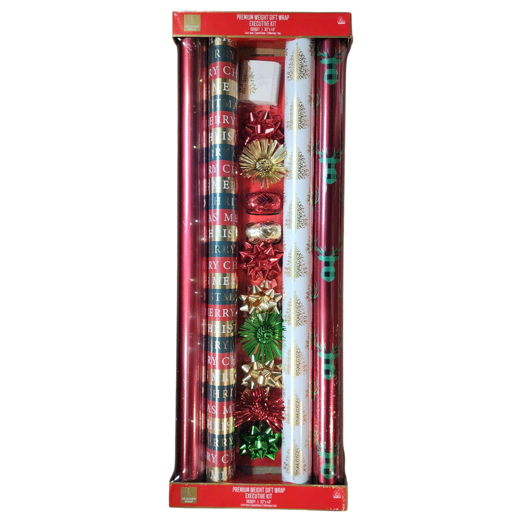 Premium Executive Gift Wrap Kit - Red