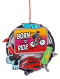 Cycling Ornament - Born To Ride