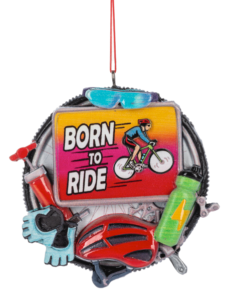 Cycling Ornament - Born To Ride