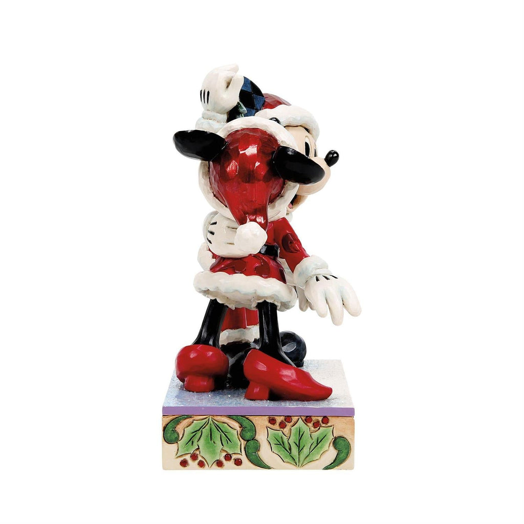 Mickey and Minnie Mistletoe Figurine – Disney Traditions