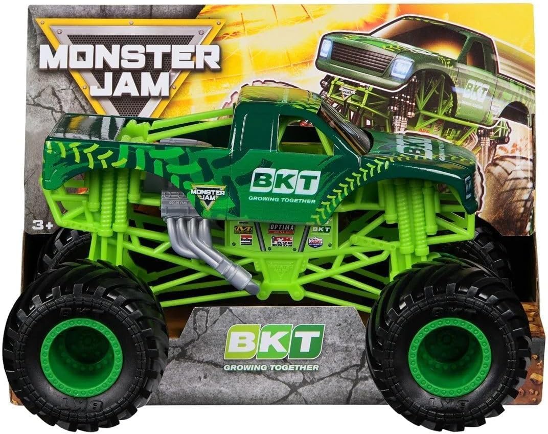 Monster Jam 1:24 Scale Die-Cast Monster Truck – BKT (Green Edition)