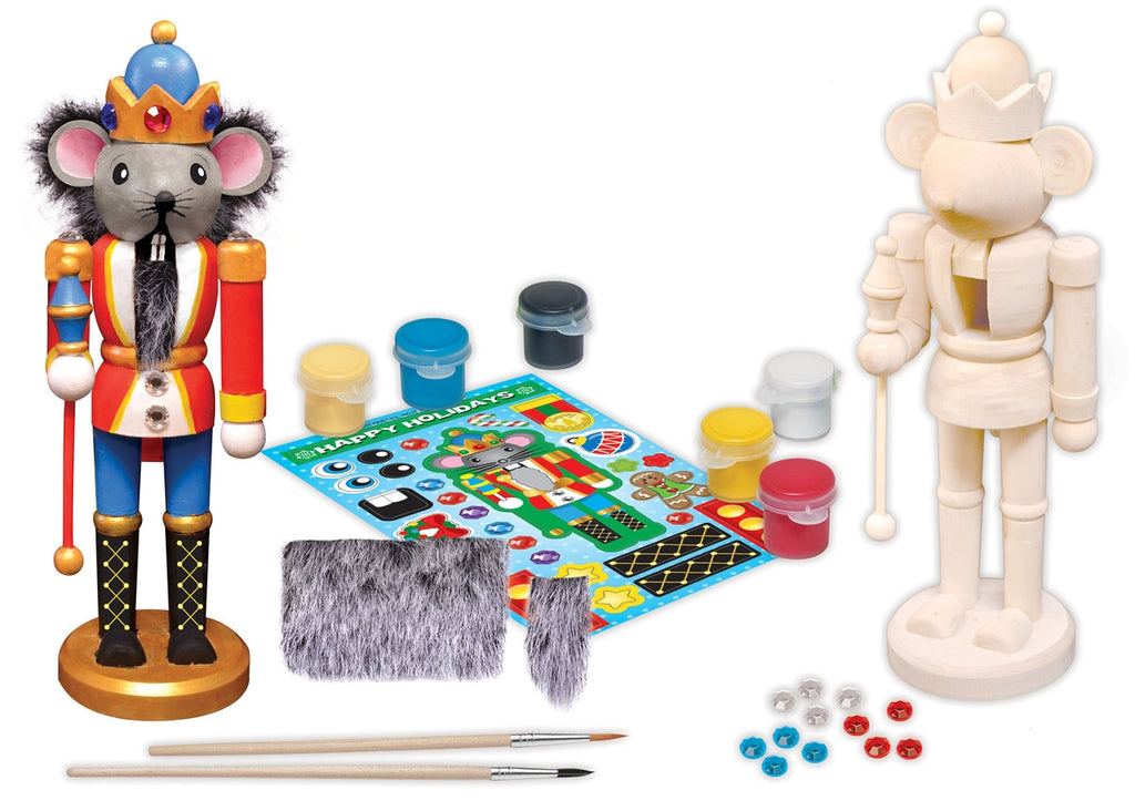 Nutcracker Mouse King  Wood Craft And  Paint Kit