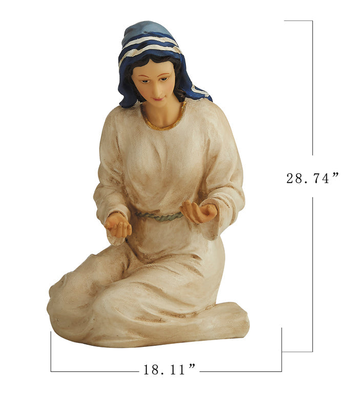 Holy Family Outdoor Nativity Set - 4 Piece Set