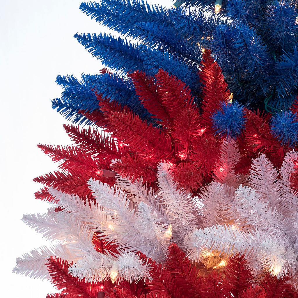 Patriotic American Tree - 5 Feet tall