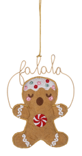 Peppermint Swirl Gingerbread Caroler