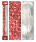 Kraft Embossed Foil Roll Wrap 2 Pack - Handwriting Sentiments