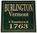 Local Towns Ceramic Coaster - Burlington