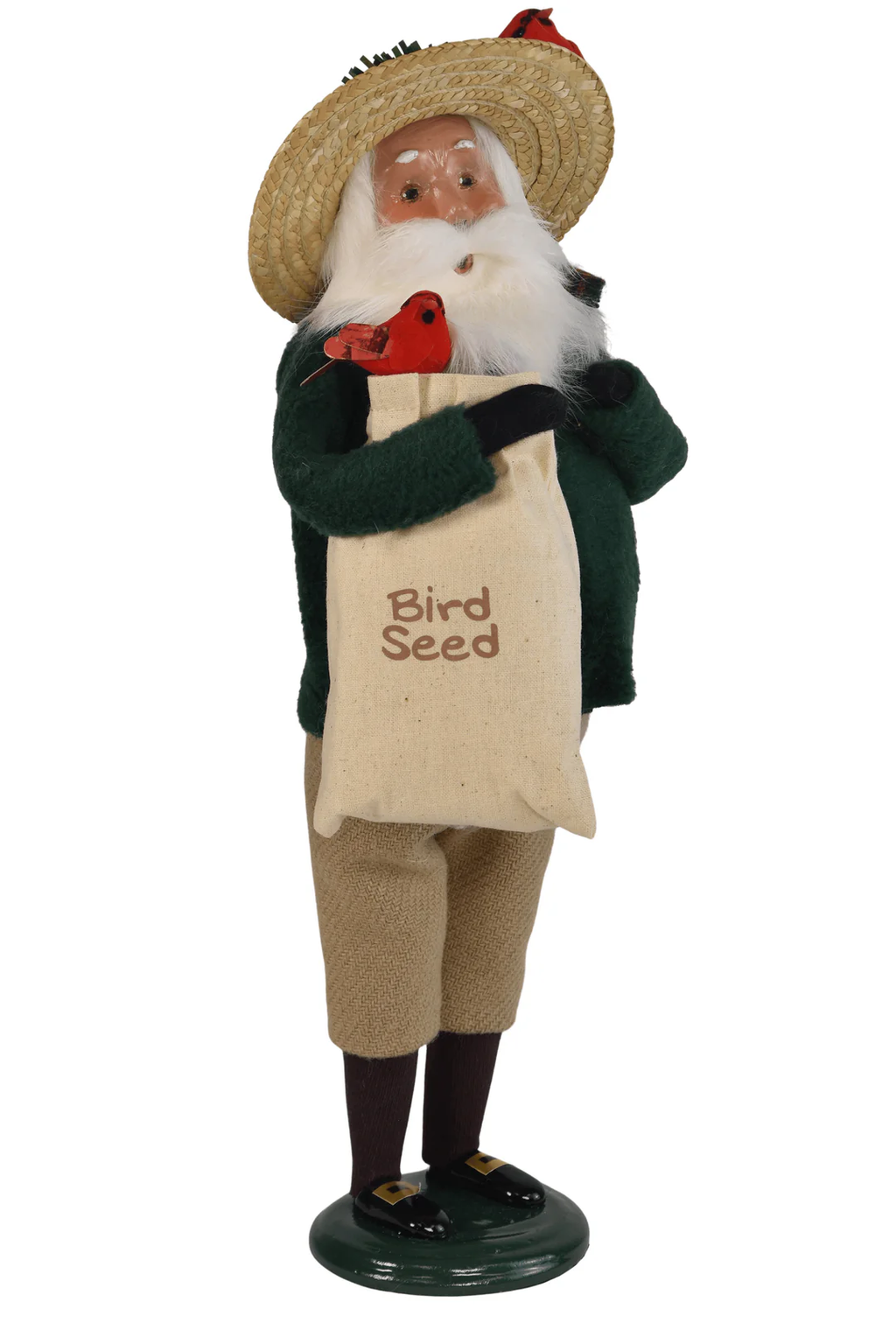 Cardinal Santa Caroler by Byers' Choice