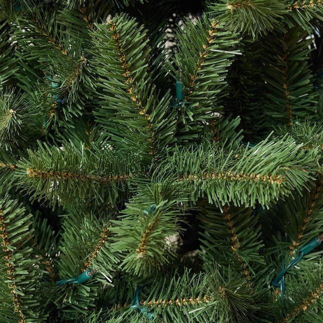 7.5-ft Monroe Spruce Pre-lit Slim Tree with Incandescent Lights