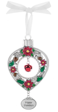 Jingle Bell Ornament - Happy Holidays