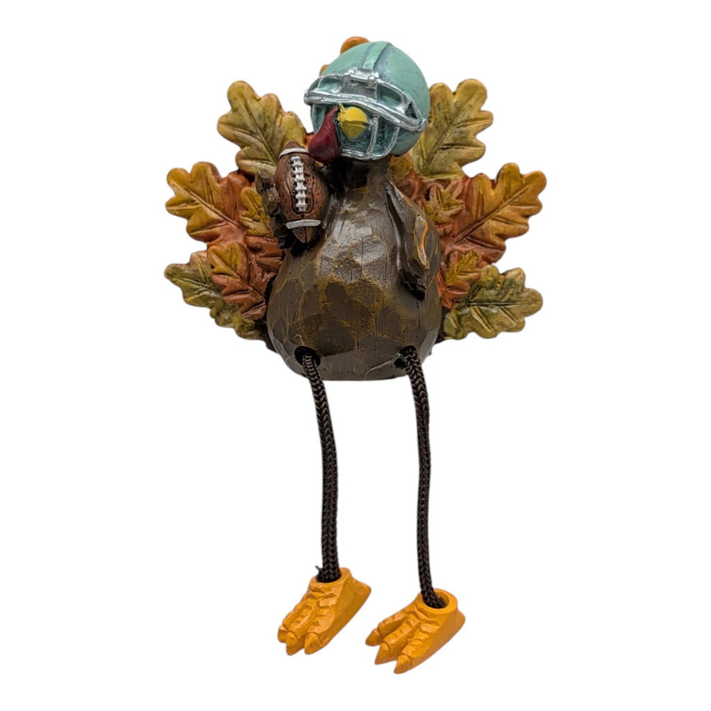 Harvest Football Turkey Shelf Sitter -