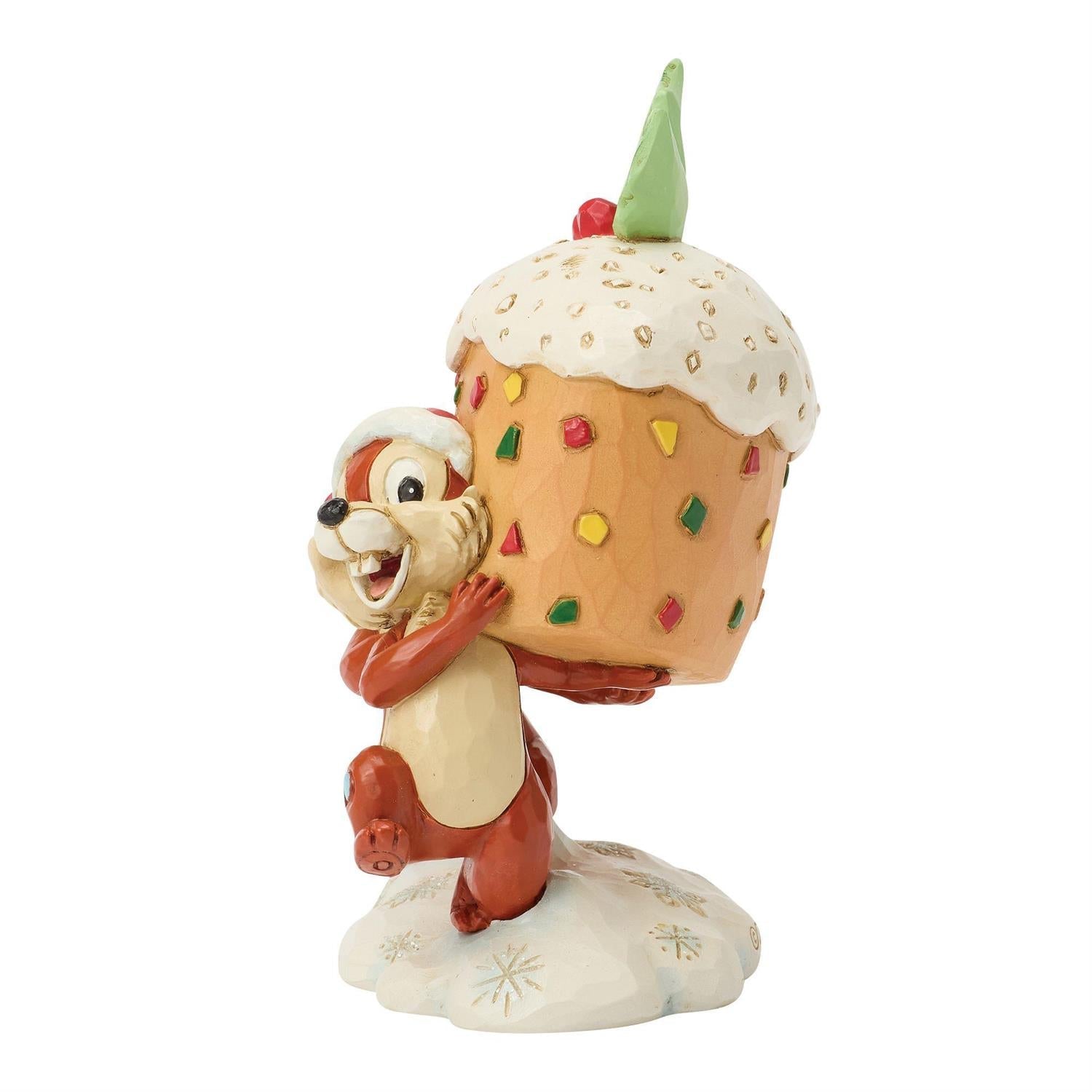 Merry Mischief - Chip & Dale Fruit Cake Figurine