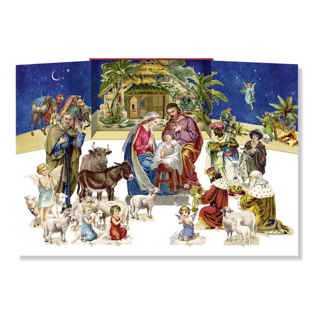 Bethlehem in Cardstock: Barbara Behr's Free Standing Nativity Revelation