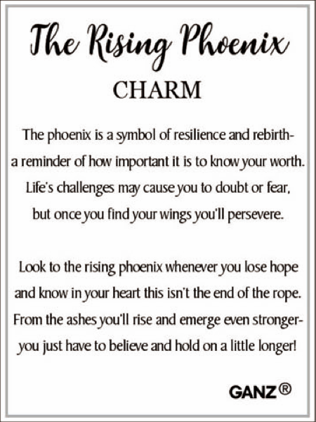 The Rising Phoenix Charm