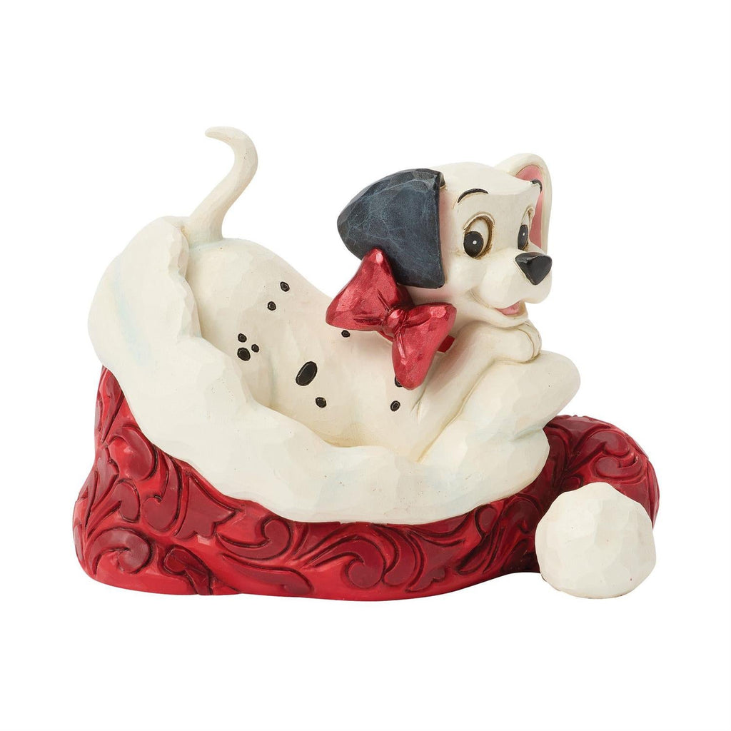 Christmas Wishes - Dalmatian Santa Hat Figurine