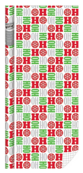 Holiday Foil Roll Wrap - 30" x 120" - Ho Ho Ho