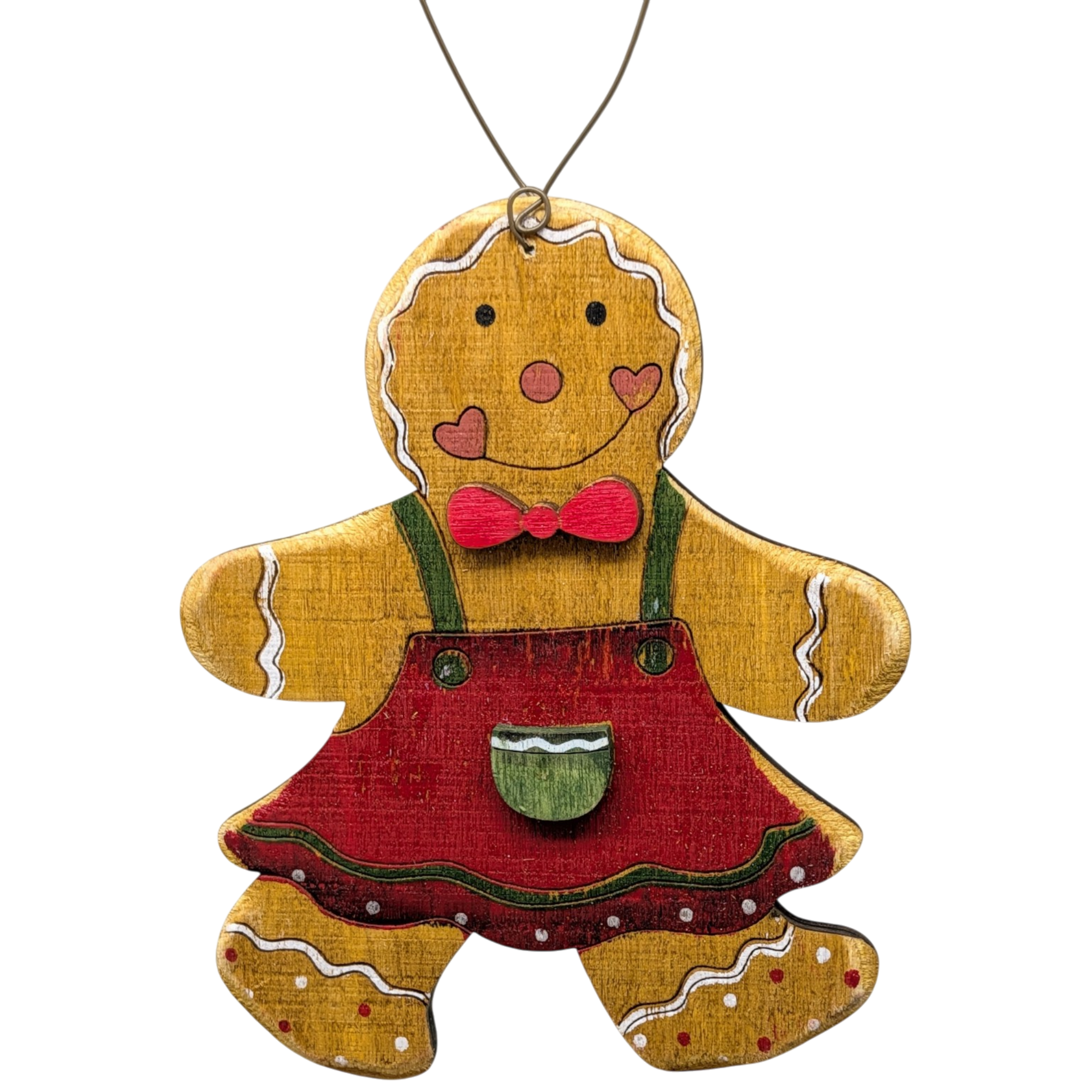 Ginny's Holiday Sweetness: Hand-Painted Plywood Ornament