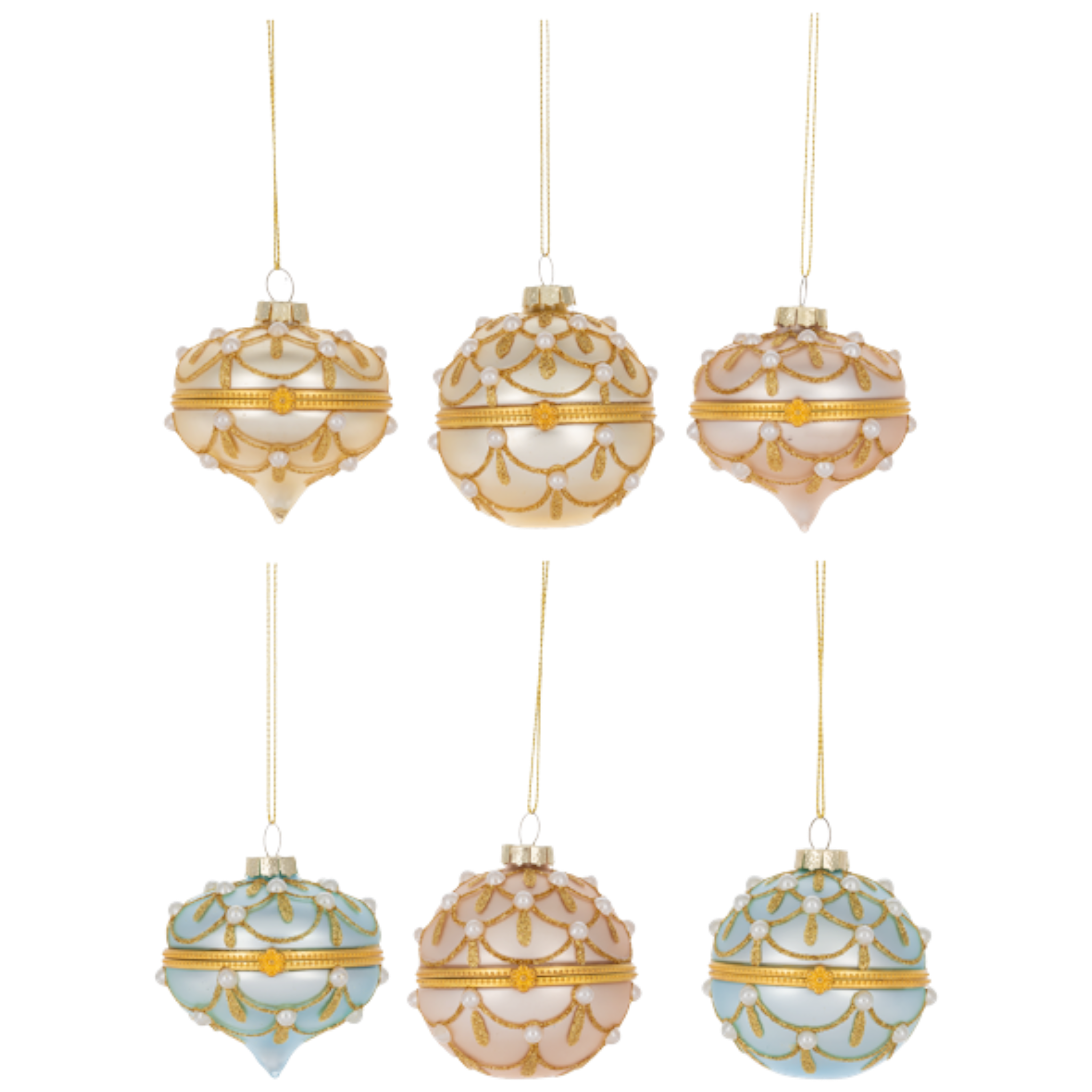 Jeweled Hinged Box Ornament -