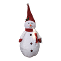 Lighted Sparkle Snowman - 44 Inches Tall