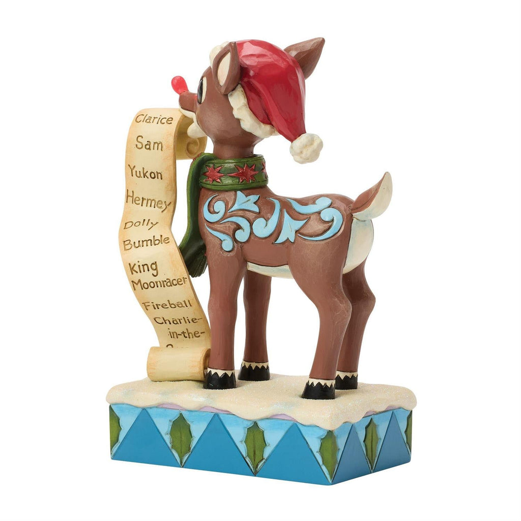 Rudolph with List in Mouth Figurine