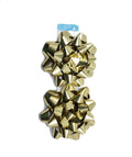 Set of 2 Jumbo Gold Bows