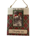 Pet Photo Frame Ornament - I'm on the Nice List