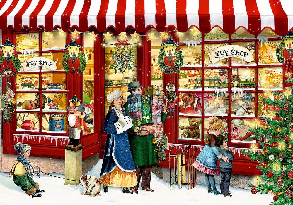 Grand Toy Shop Advent Calendar Card